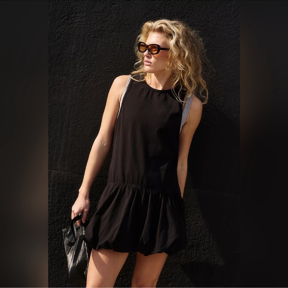 NWT FREE PEOPLE MOVEMENT Hot Shot Bubble Set | Black MSRP $98 Size S